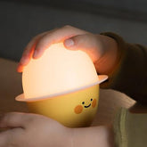 Squishy Silicone Chubby LED Night Light - Perfect Gift for Kids and Girls